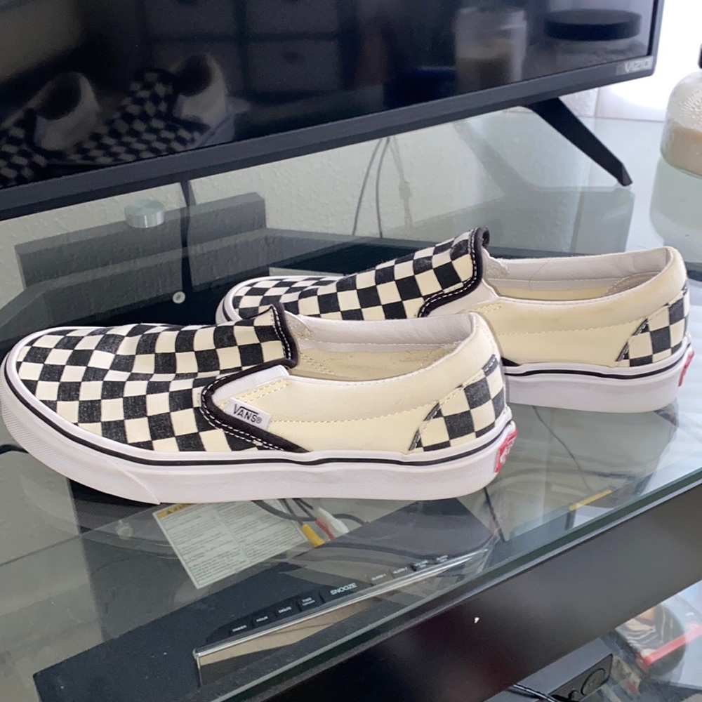 Checkered SlipOn Vans